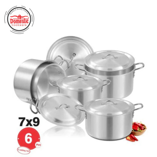 D-20-E AL Cooking Set 7x9 Metal Finish
