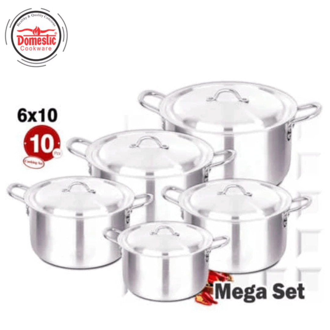 D-20F AL Cooking Set 6x10 Metal Finish