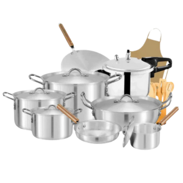 Metal Finish Jumbo Set - 21Pcs