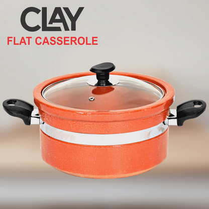 Majestic Clay Flat Casserole (HANDI)