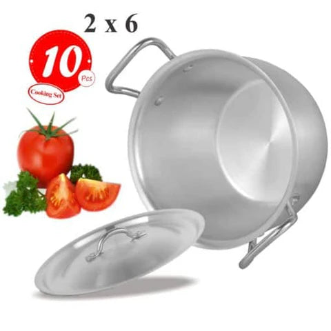 AL Cook Cuisine Set 2x6 Metal Finish