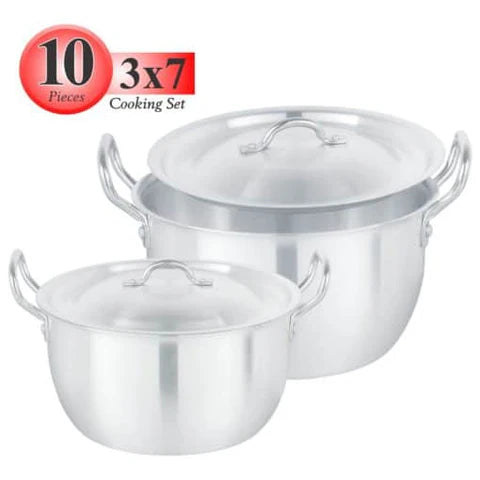 AL Cook Cuisine Set 3x7 Metal Finish 10 sold in last 12 hours