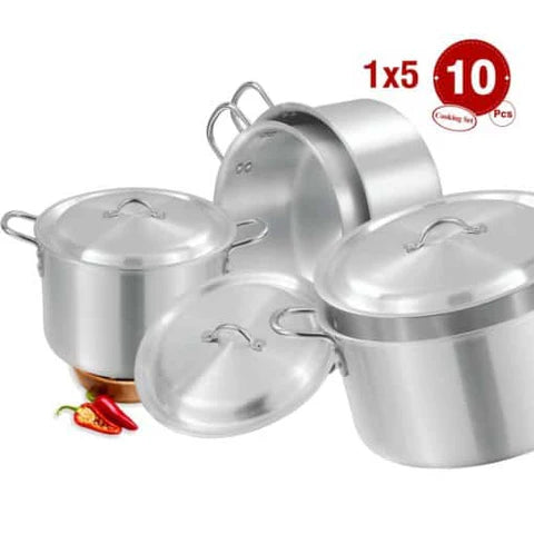 AL Cooking Set 1x5 Metal Finish