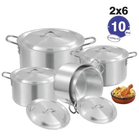 AL Cooking Set 2x6 Metal Finish