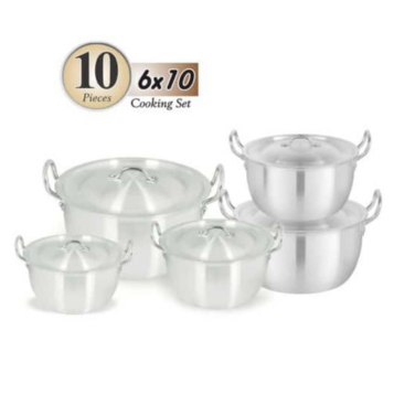 D-41E AL Cook Cuisine Set 6x10 Metal Finish