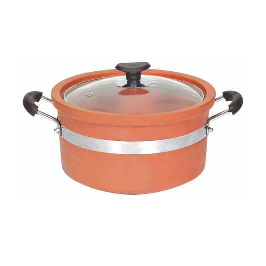 Majestic Non-Glazed Clay Flat Casserole (HANDI)