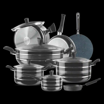 Stylish Gift Set – 21 Pcs (4-Layers Marble Coated)