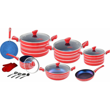 Stylish Gift Set – 21 Pcs (4-Layers Marble Coated)